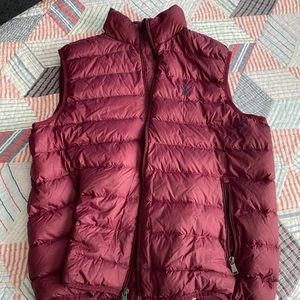 Puffer polo vest